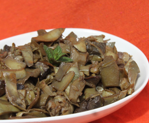 Coratella con carciofi