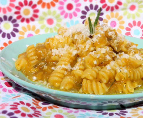 Pasta con la zucca