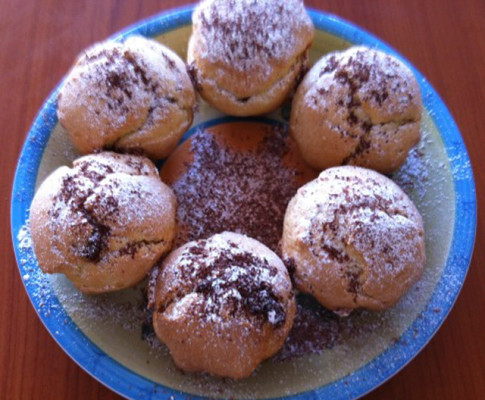 Muffin vaniglia e cioccolato senza burro