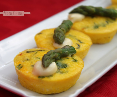 Frittatine al forno con erbe aromatiche