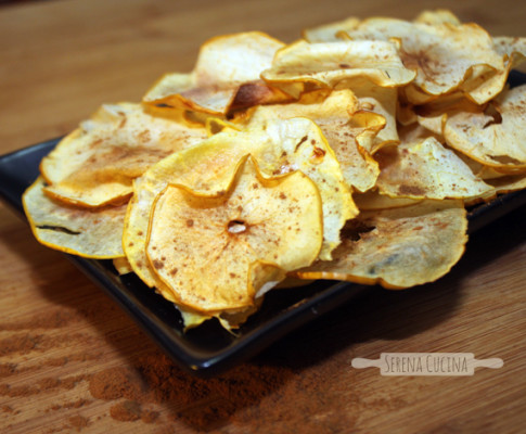 Chips di mele, uno snak sano e leggero