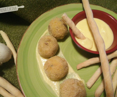 Polpette di funghi e patate con Rubatà e fonduta  |